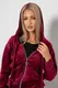 Спортивный костюм женский велюровый, цвет бордовый, 247R7560