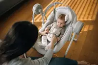 Качели детские FreeON Snuggy, stars light grey
