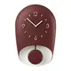 Часы настенные с маятником Guzzini Home 168604171 22х8х33 см бордовые
