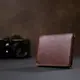 Мужской кожаный зажим для денег GRANDE PELLE 11361 Коричневый