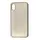Чехол Накладка Силикон TPU Rubble iPhone 10 Глянец ОРИГИНАЛ Gold
