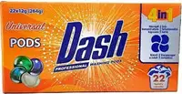 Капсулы для стирки Dash 4in1 Pods Universal 5999559554032 22 капсулы