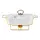 Мармит фарфоровый на 1 литр с подогревом на металлической подставке HP1028