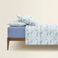Пододеяло двуспальное 180х220 BLUE LEAVES