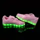 Кроссовки с LED подсветкой детские Pink W81