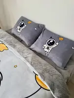 Постільна білизна дитяча плюшеве євро Dushka Home 21468 200х220 см