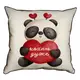 Подушка с мешковины Кохаю дуже 45x45 см (45PHB_24L001)