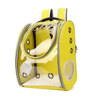 Рюкзак для переноски животных с прозрачными стенками CosmoPet CP-25 для кошек и собак Yellow