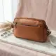 Вместительная сумка для женщин с карманами из натуральной кожи Vintage 22601 Коричневая