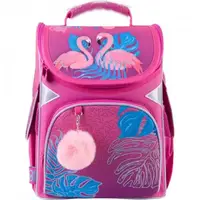Рюкзак школьный GoPack Education Pink flamingoes GO21-5001S-4 розовый