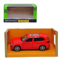 Машина металлическая BMW X5M Автопром, дверь, инерция (красная)