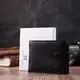 Небольшой вместительный кошелек из натуральной кожи ST Leather 22456 Черный