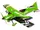 Самолёт радиоуправляемый Precision Aerobatics Ultimate AMR 1014мм KIT (зеленый)