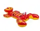 Надувной матрас-плотик Intex "Лобстер" 2-х местный, 213 x 137 см. Red and yellow (42202)