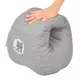Подушка для кормления Mini ТМ PAPAELLA 30х28х30 см горошок сірий