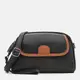 Женская кожаная сумка Borsa Leather K12507bl-black