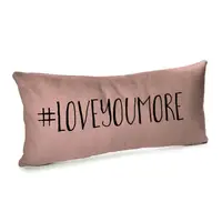 Подушка для дивана бархатная #loveyoumore 50x24 см (52BP_17L006)