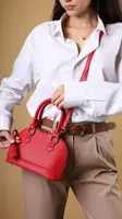Сумка клатч женская красная код 7-71593