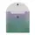 Папка-конверт на кнопке B6 YES Fusion purple-green 492301 15х14 см