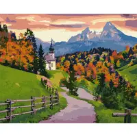 Картина по номерам "Осенняя тишина" Идейка KHO2874 40х50 см