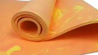 Килимок для йоги та фітнеса EasyFit PER Premium Mat 8 мм Помаранчевий