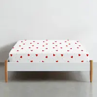 Простыня на резинке для коляски и люльки 40x80 CHERRY HEARTS