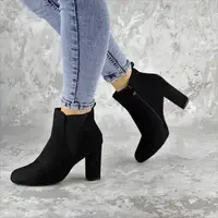 Ботильйони жіночі Fashion Finn 2257 36 розмір 23,5 см Чорний