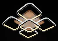 Люстра світлодіодна стельова LED світильник для квартири на стелю лед 26320 Білий 12х55х55 см.