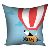 Подушка c принтом габардиновая Dream big 50x50 (5P_DOG038)