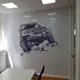 Трафарет для покраски, автомобиль, одноразовый из самоклеющей пленки в двух размерах 116 х 140 см