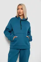 Спортивний костюм жіночий на флісі, колір синій, 238R5726