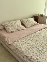 Постільна білизна сімейна Dushka Home Сатин 21643 160х215х2 см