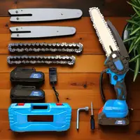 Акумуляторна ланцюгова пилка з 2 шинами Chain Saw 6 та 8 • Потужна міні-пила для дому та саду