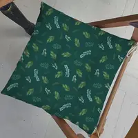 Подушка на стул с завязками, садовый текстиль Хвоя 40x40x4 см