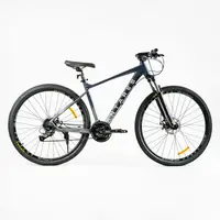 Велосипед Спортивный Corso ANTARES 29", 24 скорости, рама алюминиевая 19", оборудование Shimano. Blue (138289)