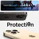 Защитное стекло Spigen для камеры iPhone 16/15/14 Pro & Pro Max - EZ Fit Optik Pro (2шт), Gold (AGL05598)