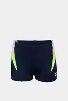 Плавки-боксери для хлопців Arena SWIM SHORT PANEL темно-синій, білий, салатовий Діт 128см