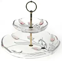 Фруктовница 2-х ярусная Nadin Satin Walther-Glas WG-6433