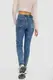 Джинсы женский стрейч Mom-fit, цвет синий, 244R1162-1