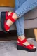 Женские сандалии Fashion Batista 3087 38 размер 24 см Красный
