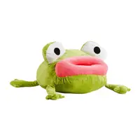 Детская мягкая игрушка Губастая лягушка, высота 32см. Green (132313)