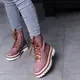 Ботинки женские Fashion Chrisley 3461 39 размер 25 см Бежевый