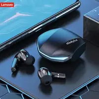 Беспроводные наушники Lenovo Thinkplus Live GM2 Pro Black — Bluetooth гарнитура с шумоподавлением, удобные, компактные, для музыки