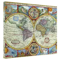 Картина на холсте Картография 40x50 см (H5050_RET002)