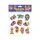 Набор мягких наклеек "Зверята" Vladi Toys VT4210-10 (укр)
