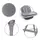 Стульчик для кормления 4в1 Kidwell EATAN Grey