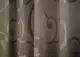 Комплект (2шт. 1,5х2,7м.) готовых жаккардовых штор. Цвет какао. Код 1526ш 33-0404