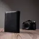 Мужское кожаное портмоне для карт купюр и монет ST Leather 22733 Черное