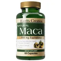 Натуральная добавка Earth‘s Creation Maca 2000 mg, 60 капсул