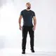 Футболка Modal Темно-синяя (золотой трезубец) (8877), L